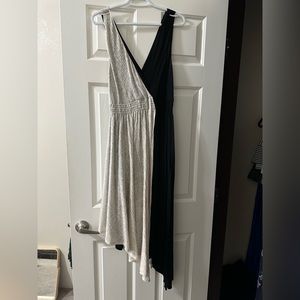 Anthropologie Maeve split colour asymmetrical dress, size S